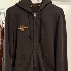 Harley-Davidson dark grey Zip-Up Hoodie